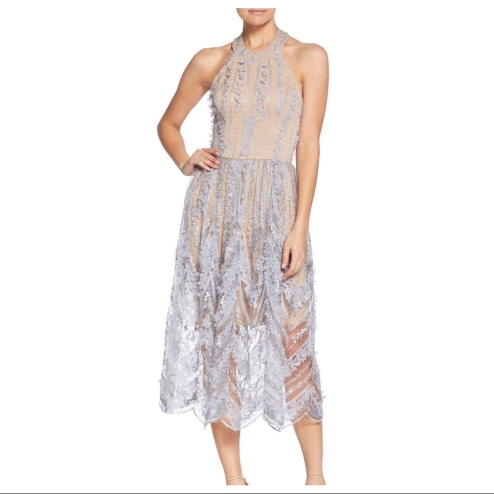 DRESS THE POPULATION FLORAL DRESS - Picture 7 of 7